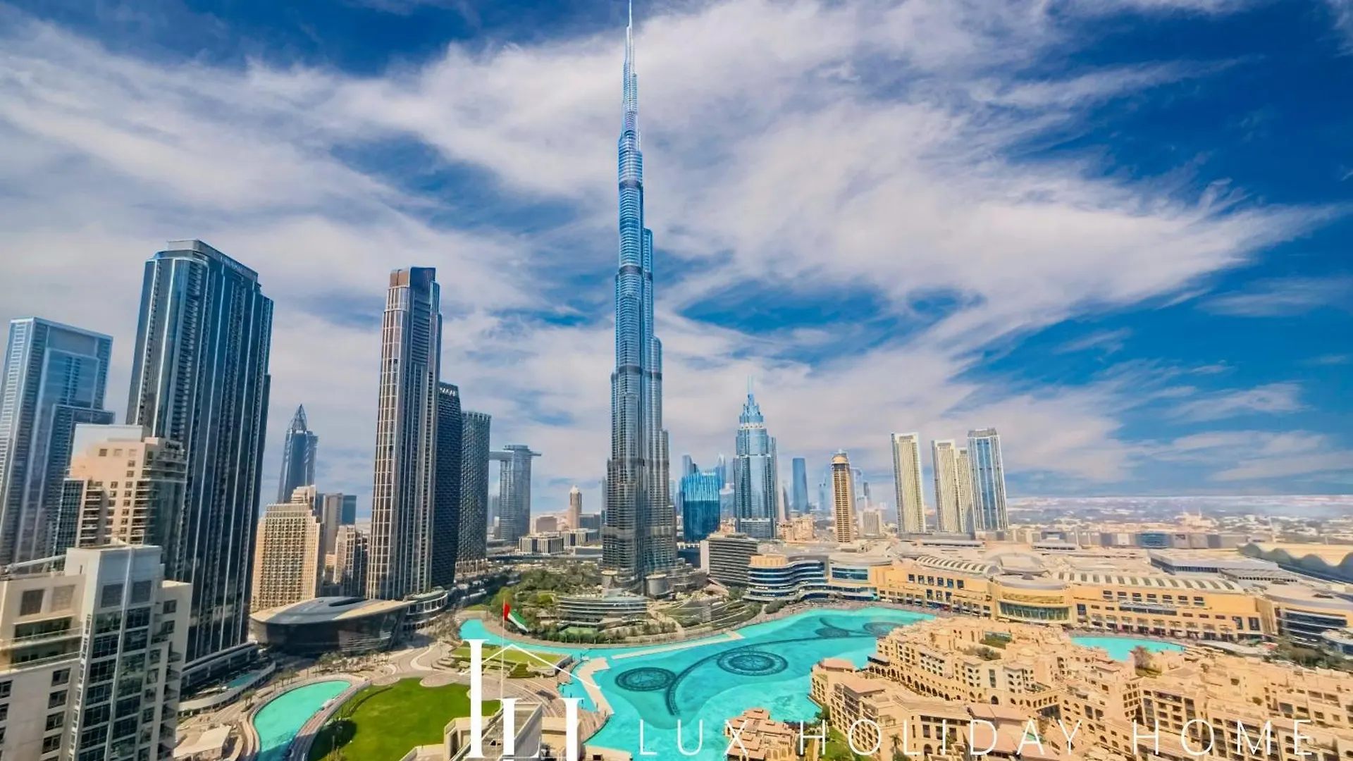 Lux The Burj Khalifa Fountain View Residence Dubaj Apartmán